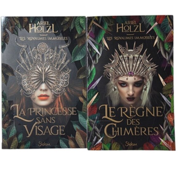 Les Royaumes Immobiles Ariel Holzl Tome 1 & 2 Fantasy French Books Set Softcover - Picture 1 of 16